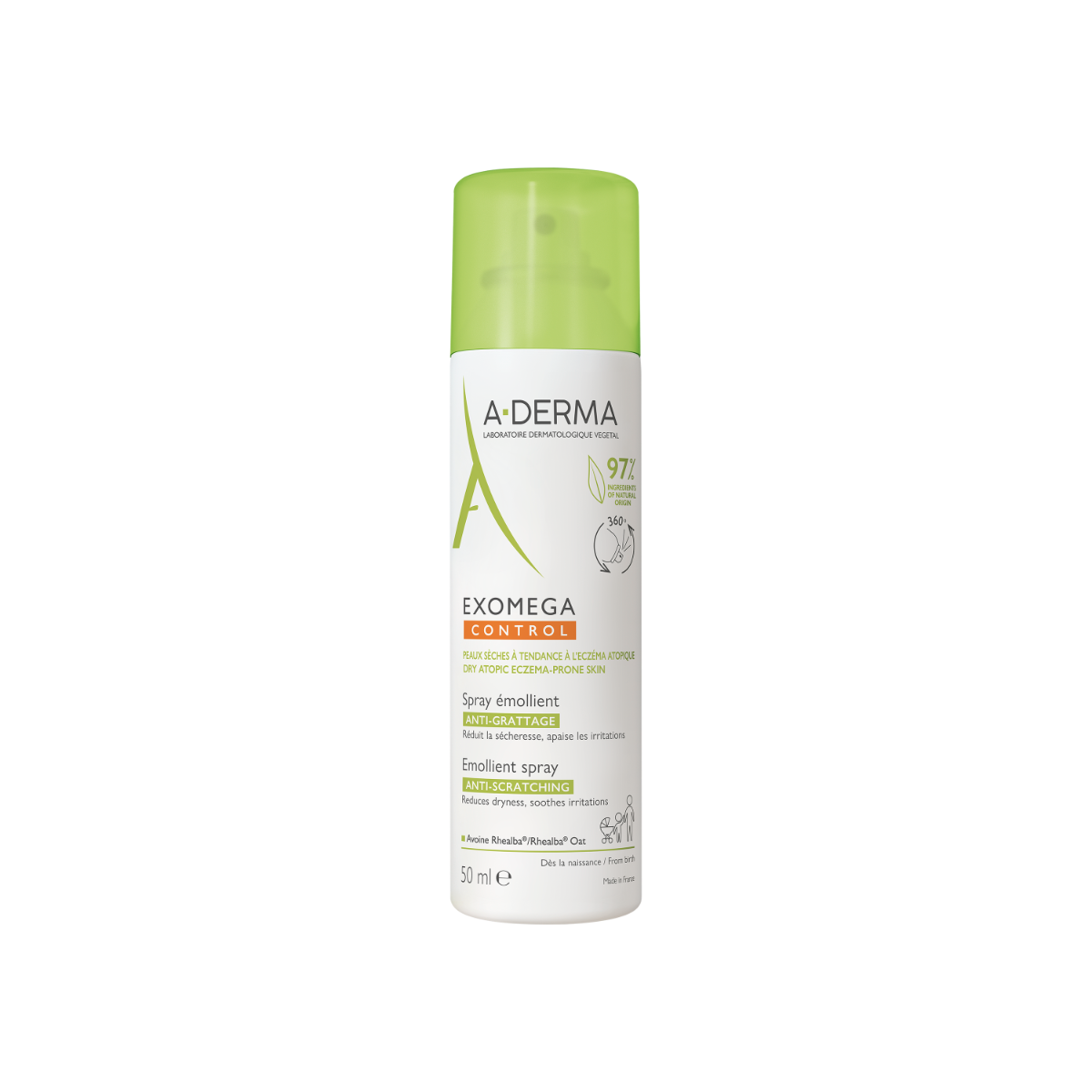 A-Derma Exomega Control Spray Emolliente Anti-Grattage 50ml-0