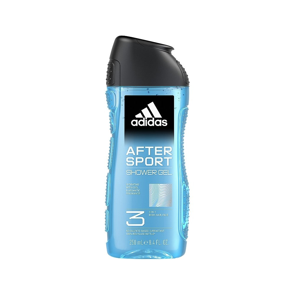Adidas After Sport Gel Doccia Bagnoschiuma 3in1 400ml-2