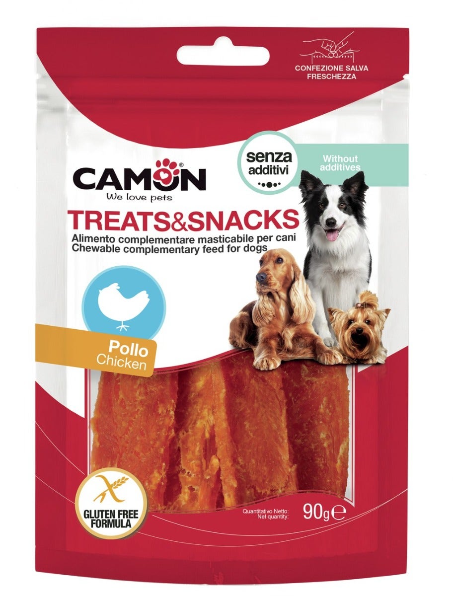 Camon Jerky Di Pollo Croccante Per Cani 90g-4