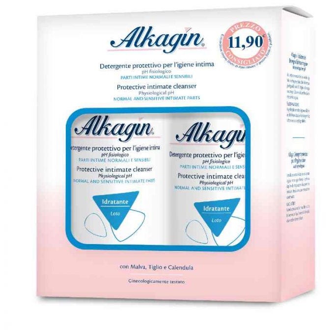 Alkagin Bipack PH 4,5 Detergente Intimo Idratante 400ml  - 1