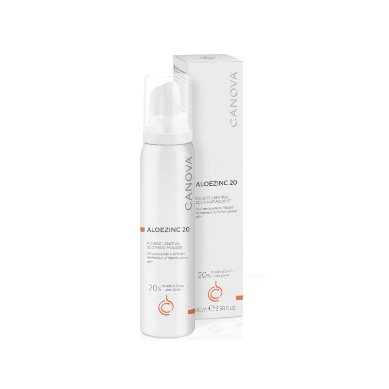Canova Aloe Zinc 20 Mousse 100ml  - 2