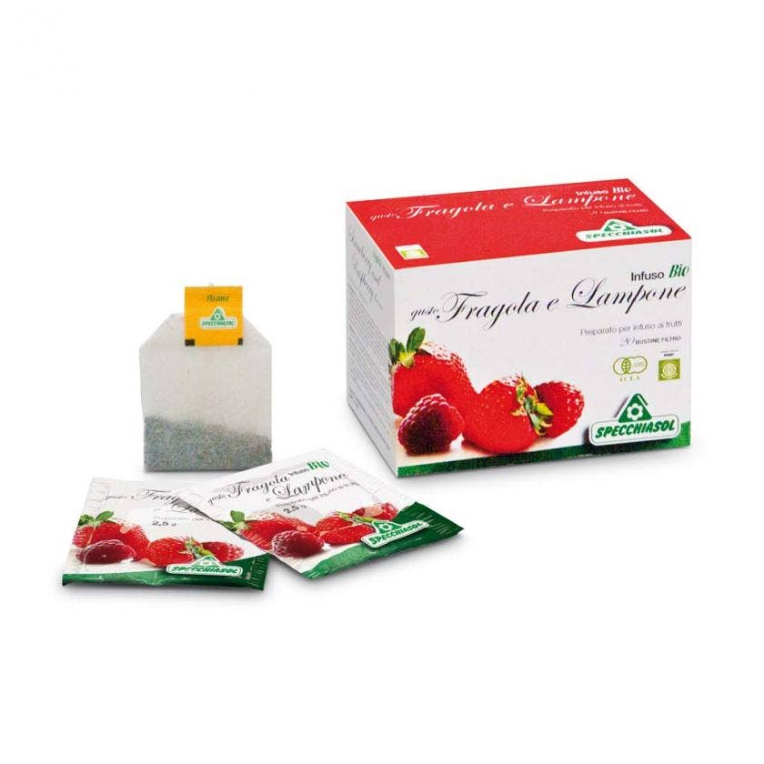 Specchiasol Infuso Tisana Bio Fragola/Lampone 20 Buste-3
