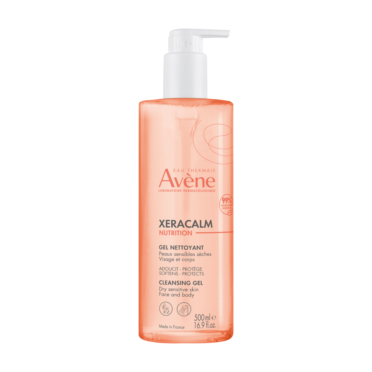 Eau Thermale Avène Xeracalm Nutrition Gel Detergente Pelle Secca 500ml-0