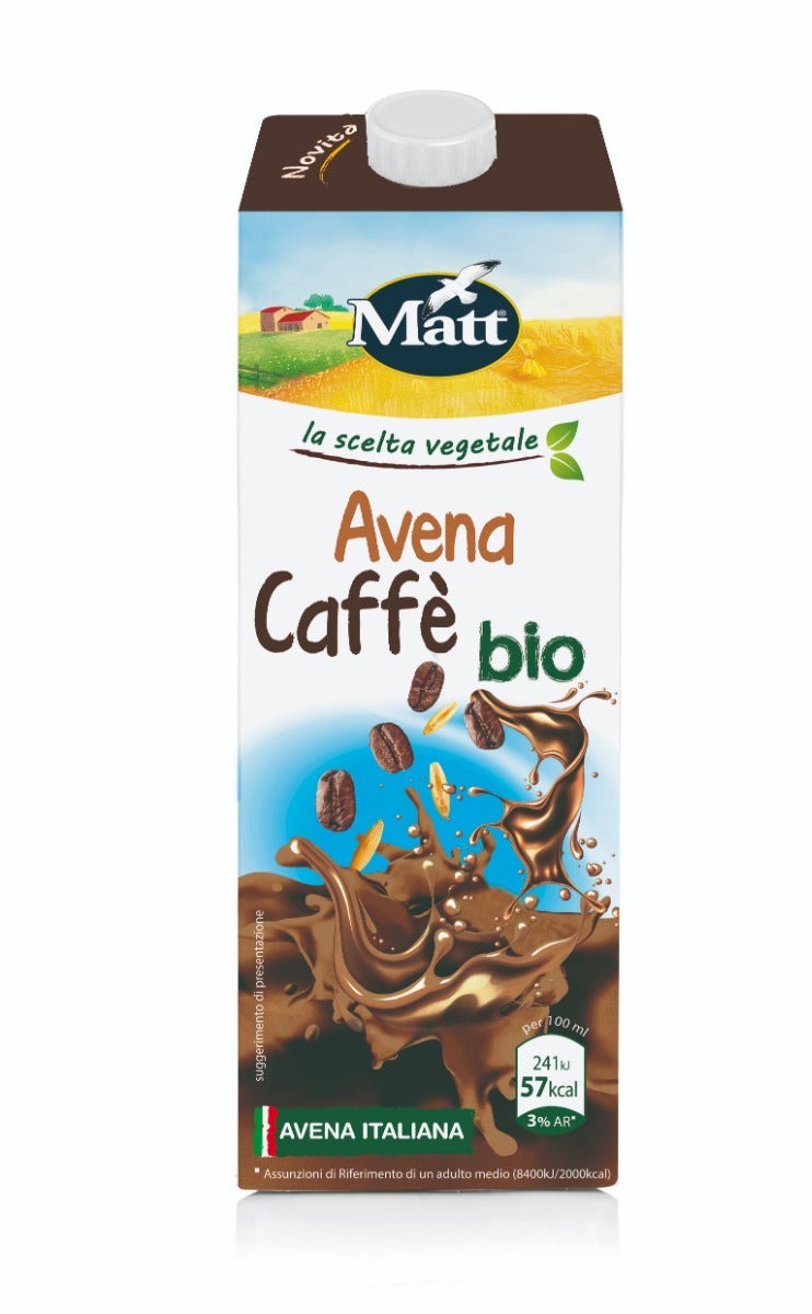 Matt Avena Caffe' Bio  Bevanda Vegetale 1 Litro-2