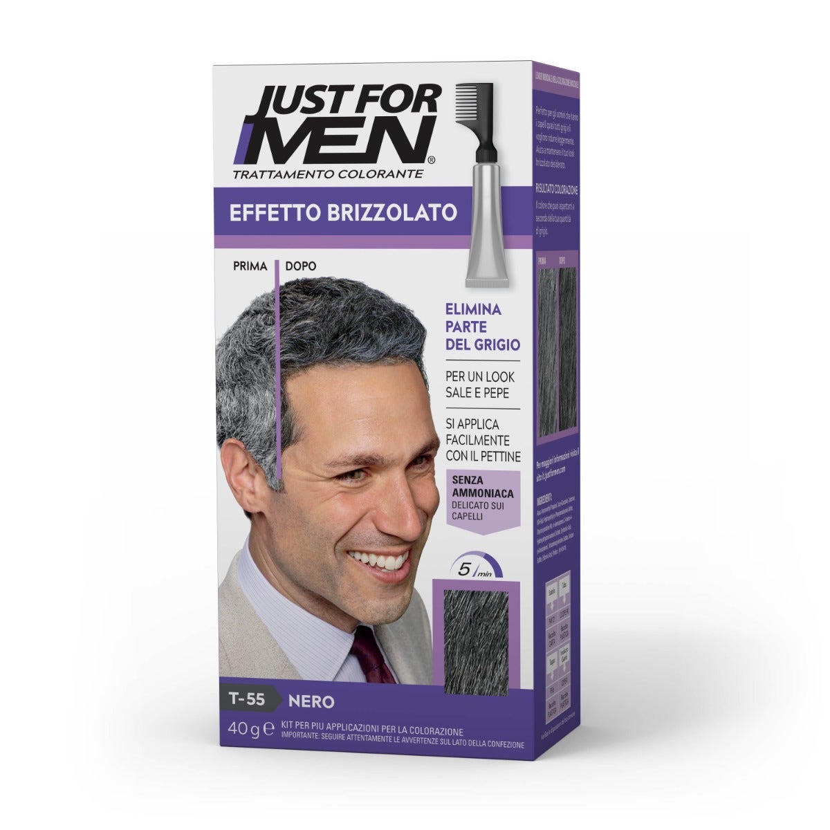 Touch Of Gray Trattamento Colorante Graduale Nero-5