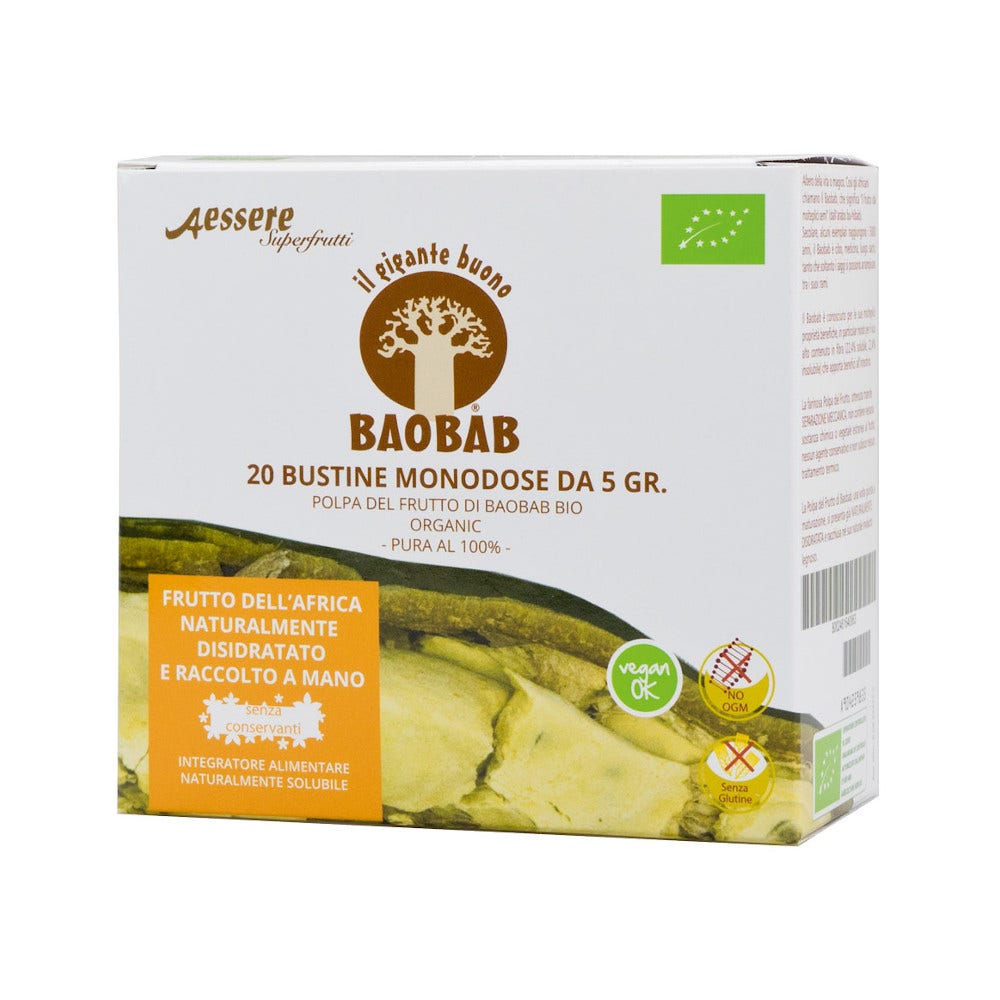 Aessere Baobab Polpa Bio 20 Bustine  - 3