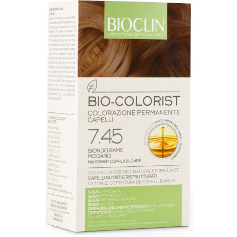 Bioclin Bio Colorist Colorazione Permanente 7.45 Biondo Rame Mogano  - 2