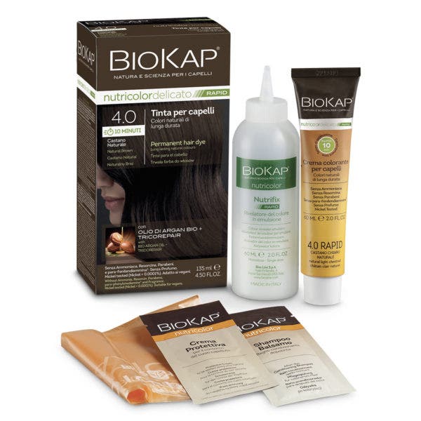 Biokap Nutricolor Delicato Rapid 1.0 Nero Naturale 135ml  - 1