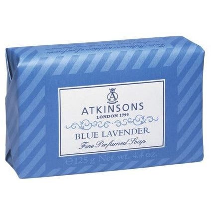 Atkinsons Fine Perfumed Soap Normal Size Blue Lavender 125g - 1