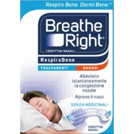 Breathe Right Cerotti Nasali Trasparenti Grandi 30 Pezzi-2