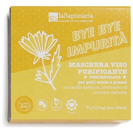 La Saponaria Wonder Pop Bye Bye Impurità Maschera Viso Purificante 35ml  - 1