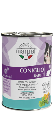 Marpet Aequilibriavet Dog Coniglio Cibo Umido Per Cani Adulti Scatoletta 400g-2