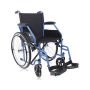 Moretti Ardea Start Carrozzina Pieghevole Ad Autospinta Seduta 46cm Blu CP100B-46 -1