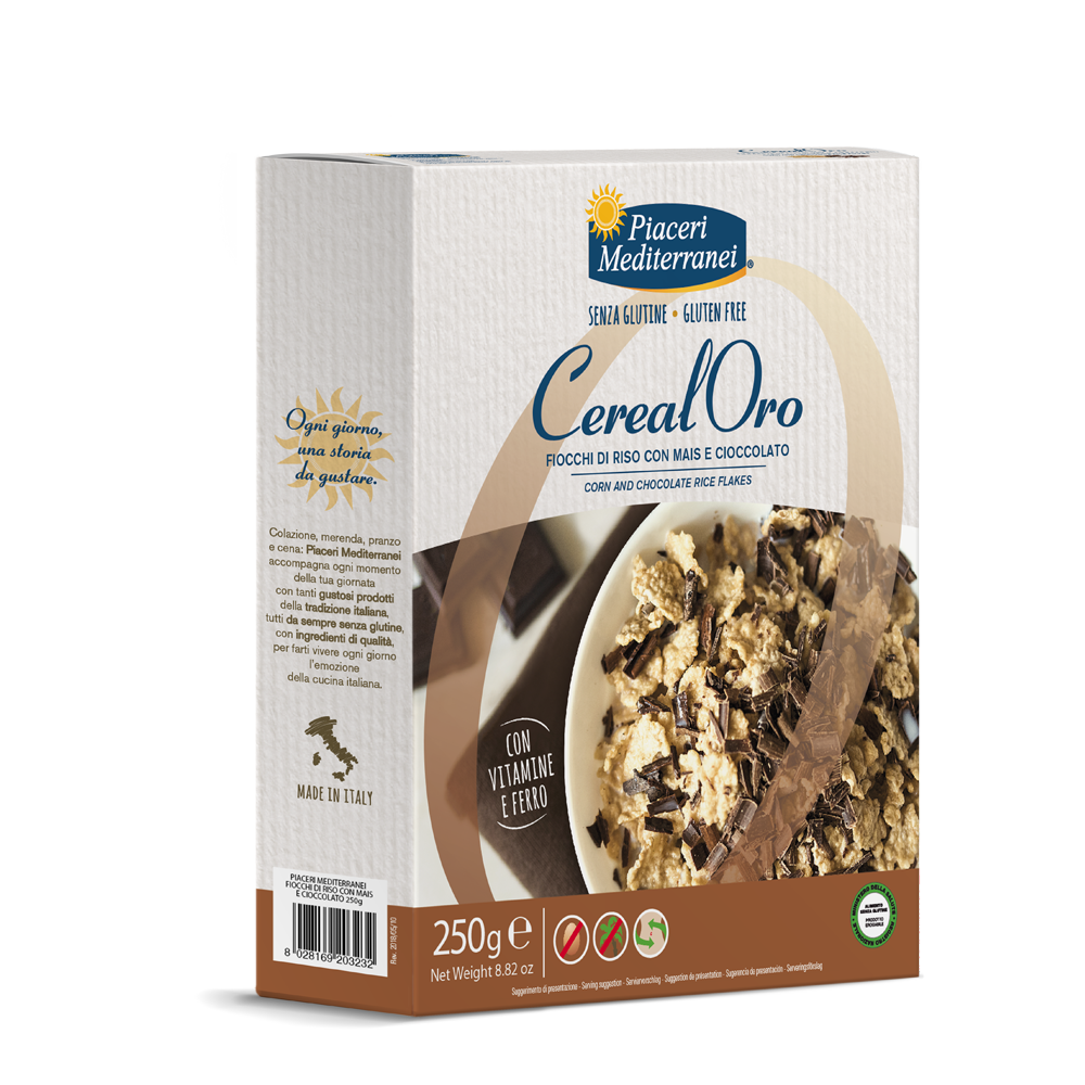 Piaceri Mediterranei Fiocchi Di Riso Mais E Cioccolato 250g  - 2