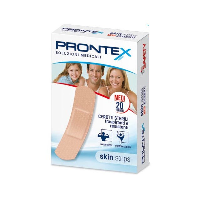 Cerotti  Prontex Skin Strips Formato Medio 20 Pezzi  - 2