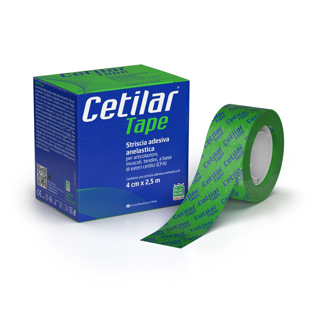 Cetilar Tape Striscia Adesiva Anelastica 4cmx2cm - Supporto Muscolare