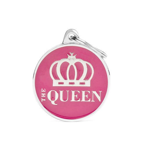 Medaglietta Per Cani E Gatti Personalizzata The Queen-1