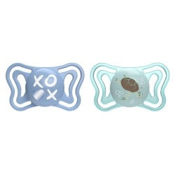 Chicco Physoforma Light Succhietto Silicone Azzurro 2 Pezzi 6-16 Mesi-1