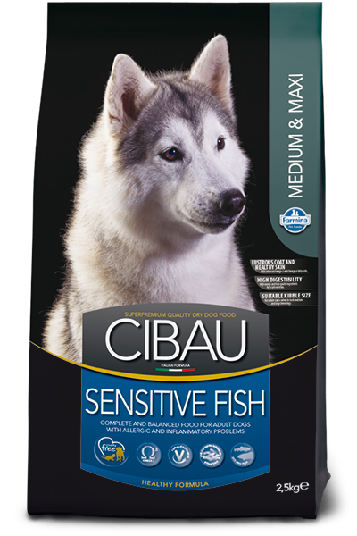 CIBAU SENSITIVE FISH M&MAX2,5K-2