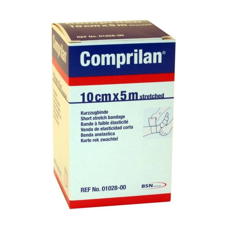 Benda Comprensiva Comprilan Estendibilità Bassa Color Pelle 10x500cm  - 1