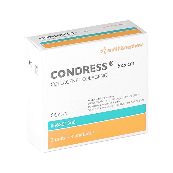 Condress Collagene Equino 5X5 3 Pezzi Medicazione Avanzata-1