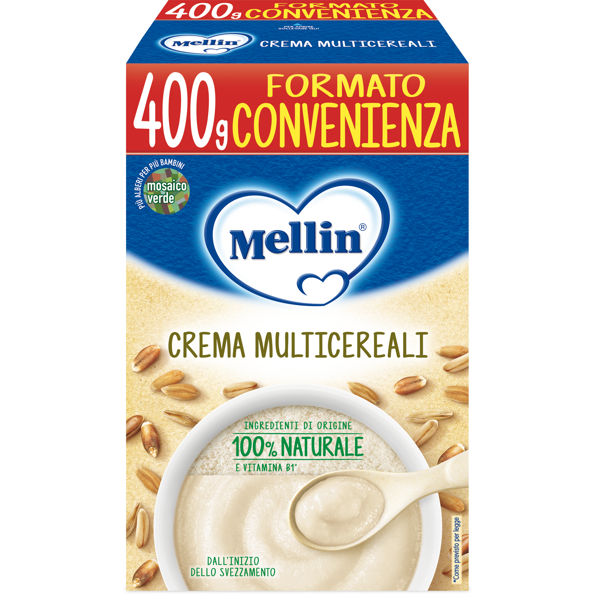 Mellin Crema Multicereali 400g  - 2