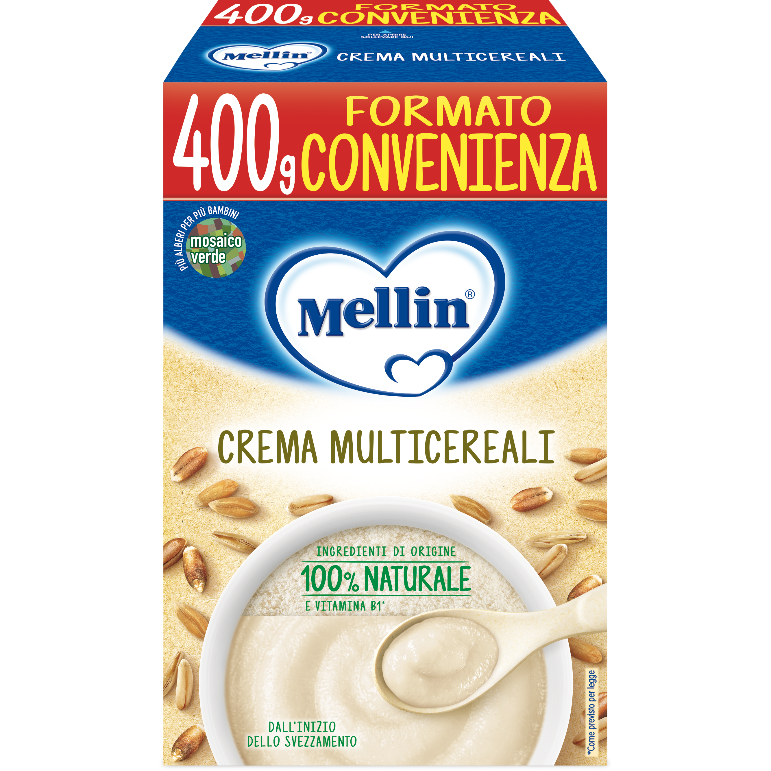 Mellin Crema Multicereali 400g  - 2