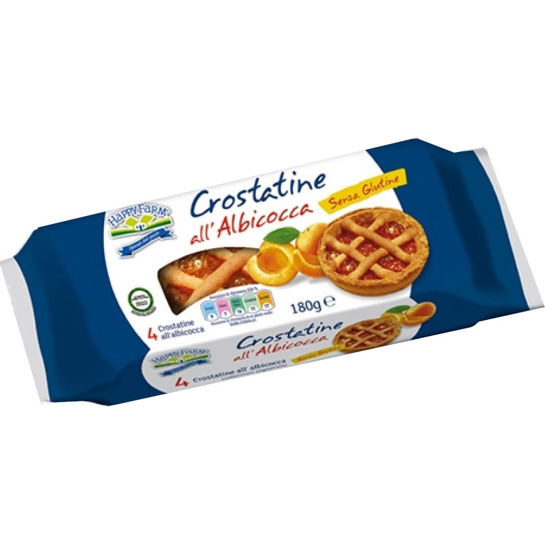 Happy Farm Crostata Di Albicocche Senza Glutine 180g  - 3