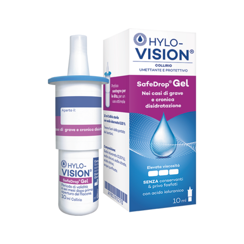 Hylovision Safe Drop Gel Collirio 10ml  - 1