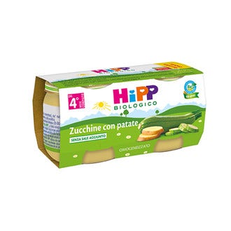 Hipp Bio Omogeneizzato Zucchine Patate 2x80g 4 Mesi +  - 2