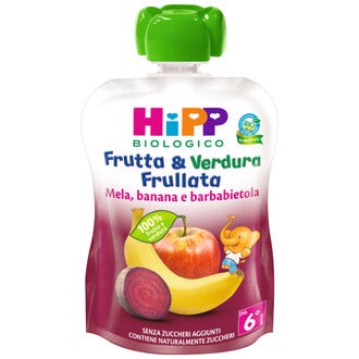 Hipp Bio Frutta E Verdura Frullata Mela Banana Barbabietola - 2