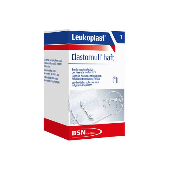 Elastomull Haft Benda 4mx10cm 1 Pezzo-4