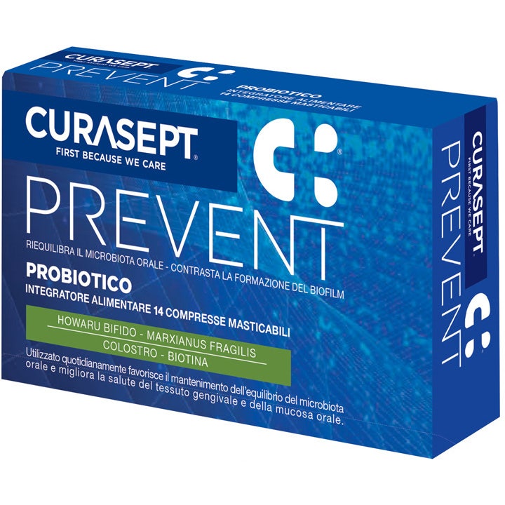 Curasept Prevent Probiotico 14 Compresse Masticabili  - 1