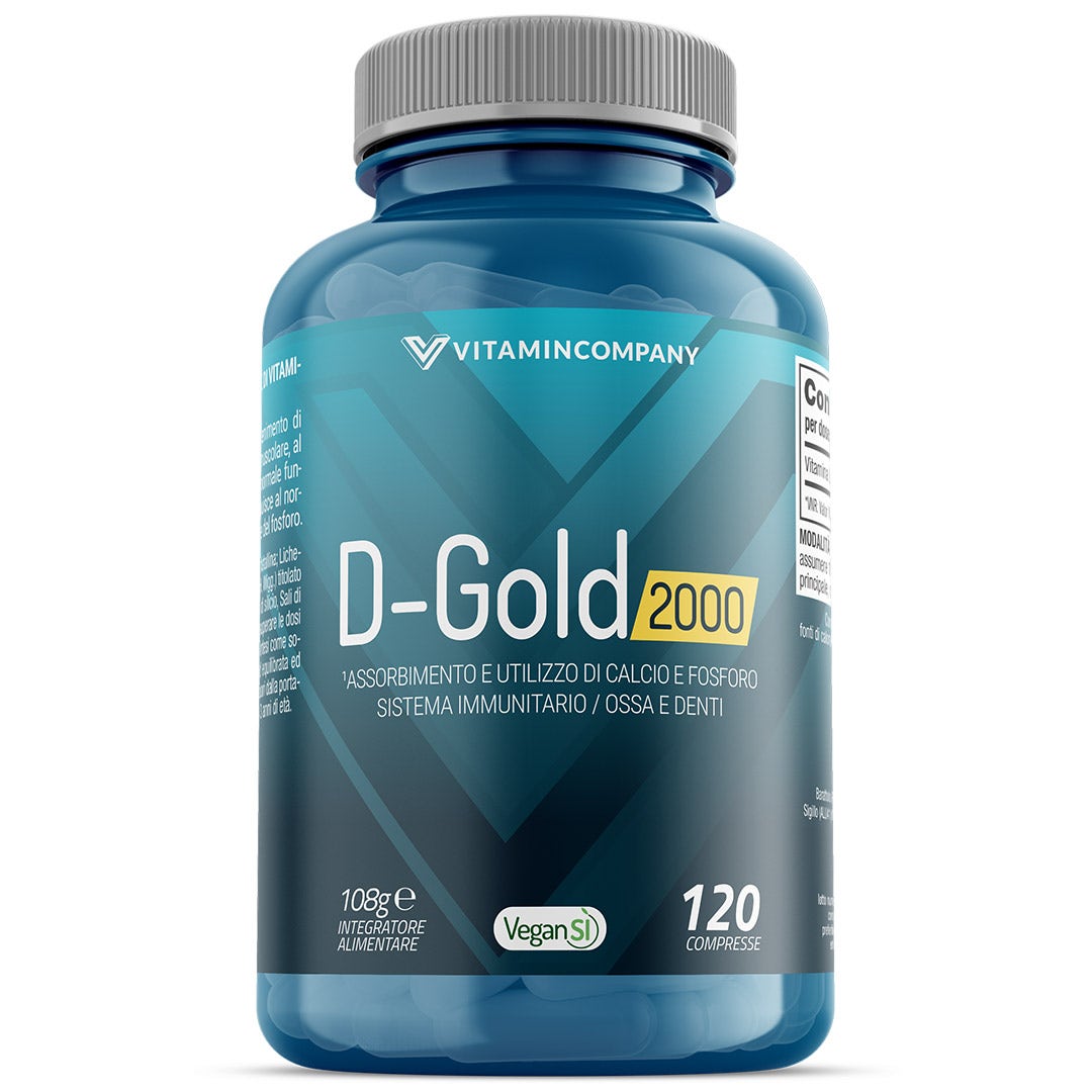 Vitamincompany New Vitamina D Gold 2000 UI 120 Compresse