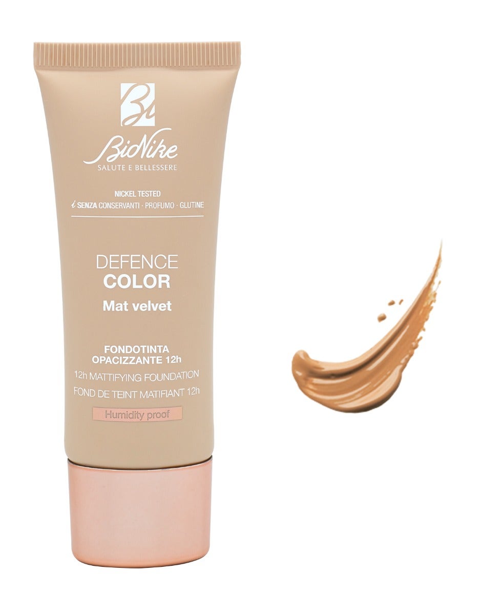 Bionike Defence Color Mat Velvet Fondotinta N. 405 Miel Dore 30ml-3