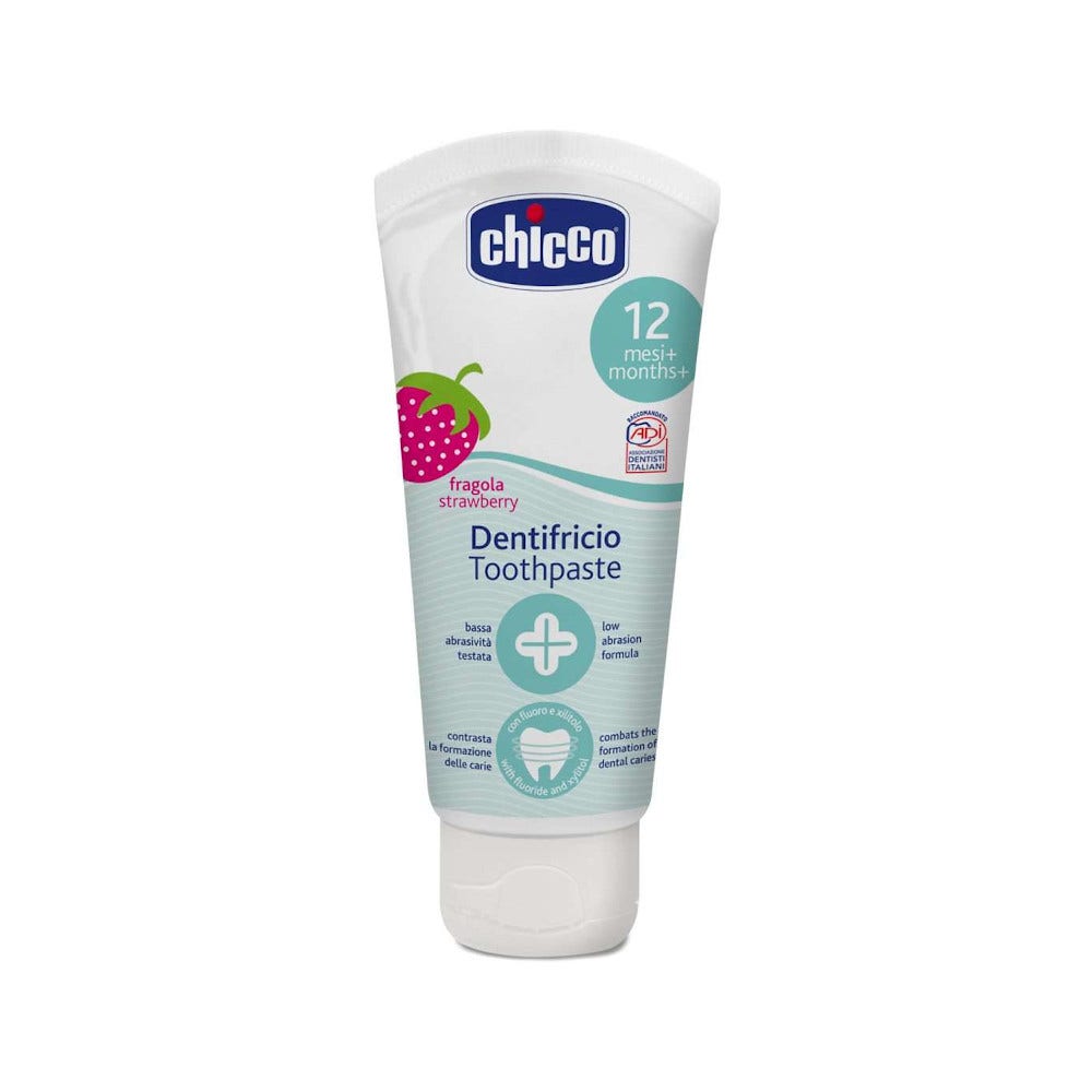 Chicco Dentifricio Fragola 50ml 12 Mesi+ Con Fluoro  - 1