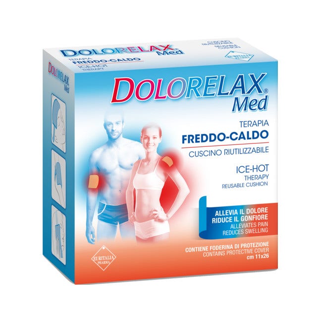 Dolorelax Med Ice Hot Cuscino Riutilizzabile 11x26  - 2