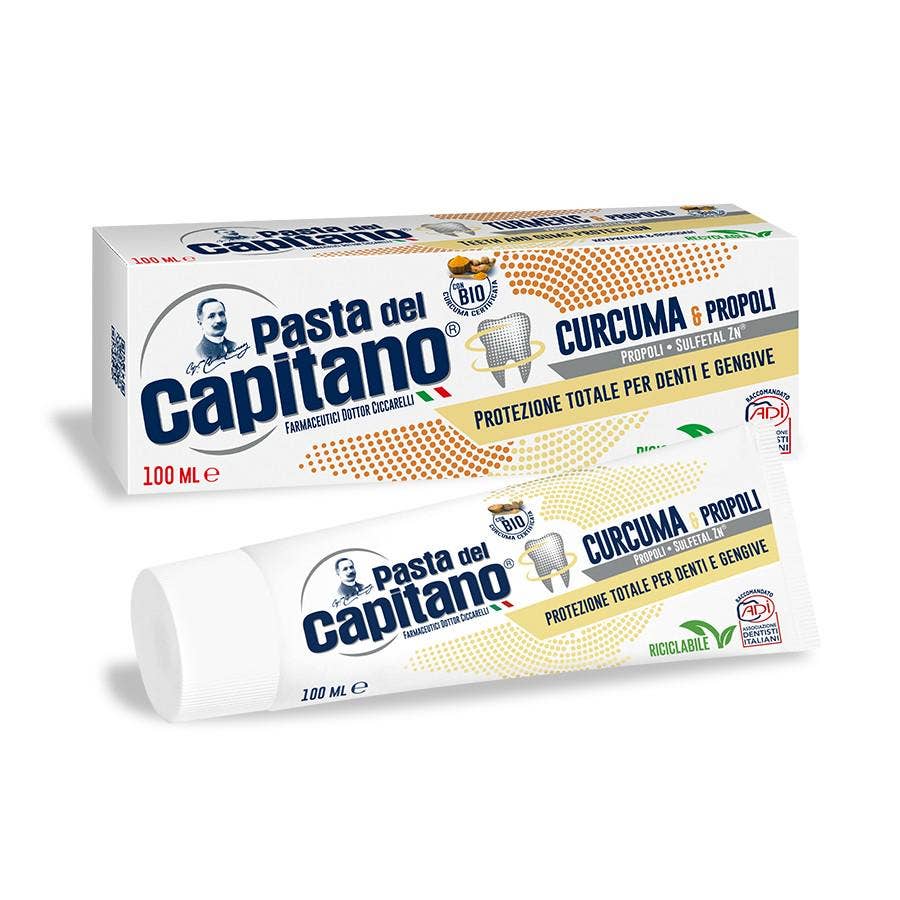 Pasta Del Capitano Dentifricio Curcuma E Propoli 100ml-1