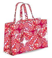 Colors Tote Borsa Mare Reversibile Colore Rosso-2