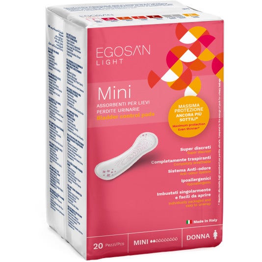 Egosan Light Lady Assorbenti Incontinenza Mini 20 Pezzi - 1