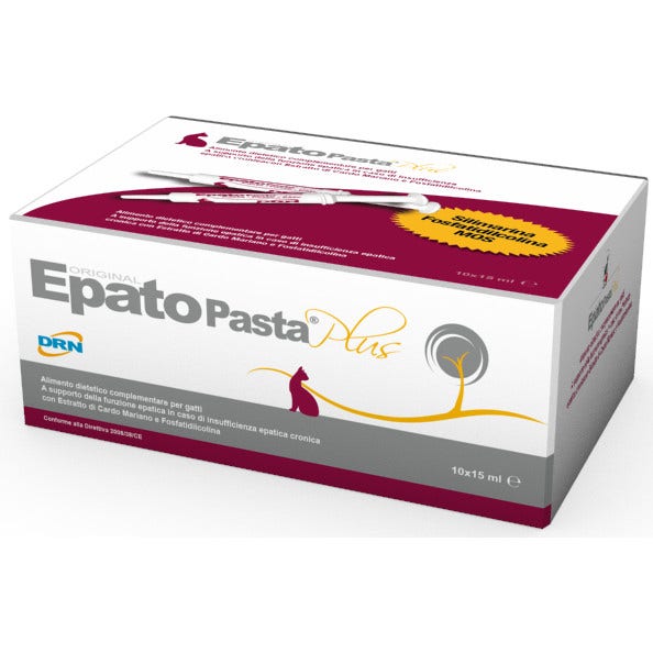 Drn Epato Plus Pasta Mangime Complementare Gatto 10 Siringhe 15ml  - 2