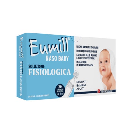 Eumill Naso Baby Soluzione Fisiologica 20 Monodose 5ml  - 2