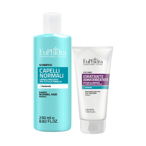 EuPhidra Shampoo Capelli Normali 250ml + Balsamo Idratante 200ml  - 1