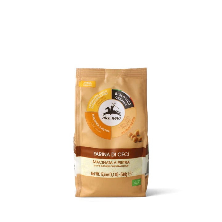 Alce Nero Farina Di Ceci Macinata A Pietra Biologica 500g-1