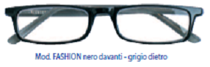 Occhiali Fashion Nero/Grigio Diottrie +3,00  - 1