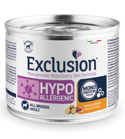 Exclusion Veterinary Diet Formula Hypoallergenic Per Cani Anatra/Patate Lattina 200gr-1