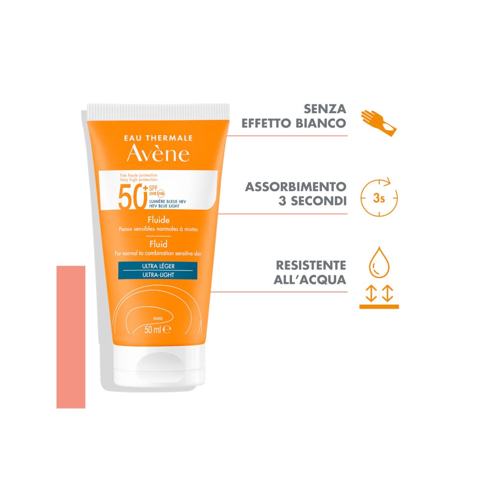 Avène Fluido SPF 50+ Solare Viso 50ml-9