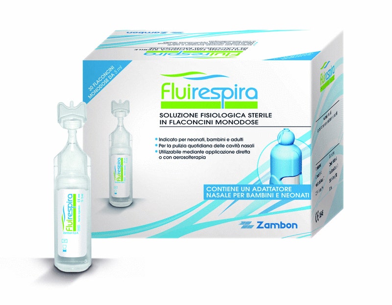 Fluirespira Soluzione Fisiologica 30x5ml