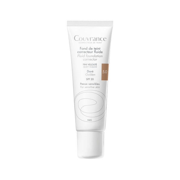 Avene Couvrance Fondotinta Correttore Fluido 5.0 Dorato 30ml  - 2