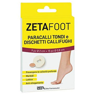 Zeta Foot Paracallo Tondo 9 Pezzi + Dischetto Callifugo 15 Pezzi  - 1